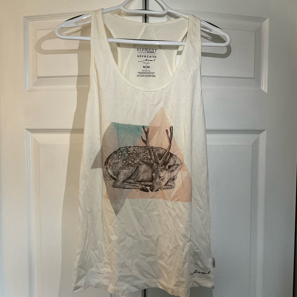 Element Deer Printed Tank Top - size M